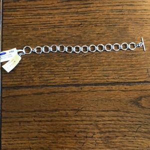 NWT Sterling Silver O Bracelet